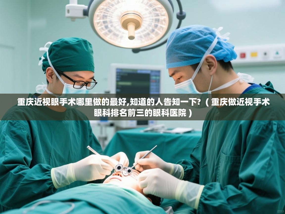 重庆近视眼手术哪里做的最好,知道的人告知一下?  ( 重庆做近视手术眼科排名前三的眼科医院 )  重庆近视眼手术哪里做的最好,知道的人告知一下?  ( 重庆做近视手术眼科排名前三的眼科医院 )