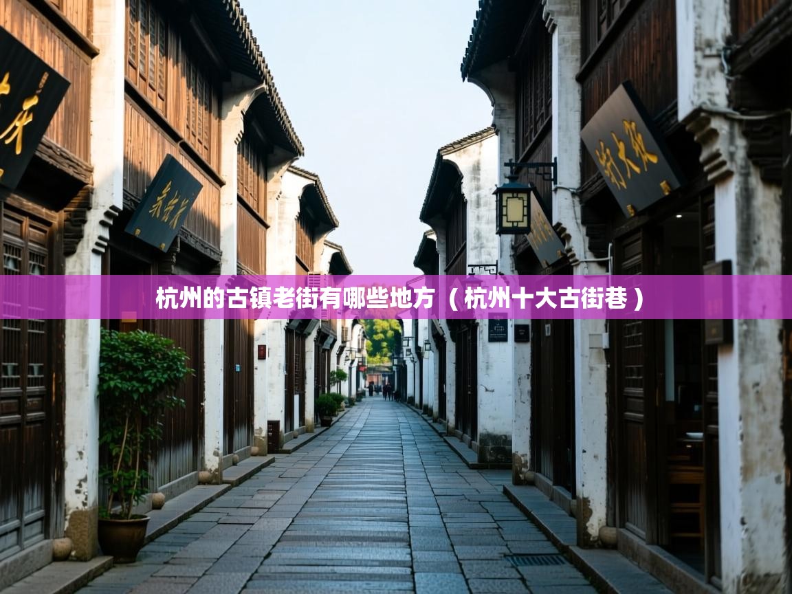  杭州的古镇老街有哪些地方  ( 杭州十大古街巷 )