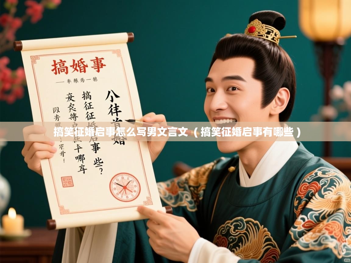 搞笑征婚启事怎么写男文言文  ( 搞笑征婚启事有哪些 )  搞笑征婚启事怎么写男文言文  ( 搞笑征婚启事有哪些 )