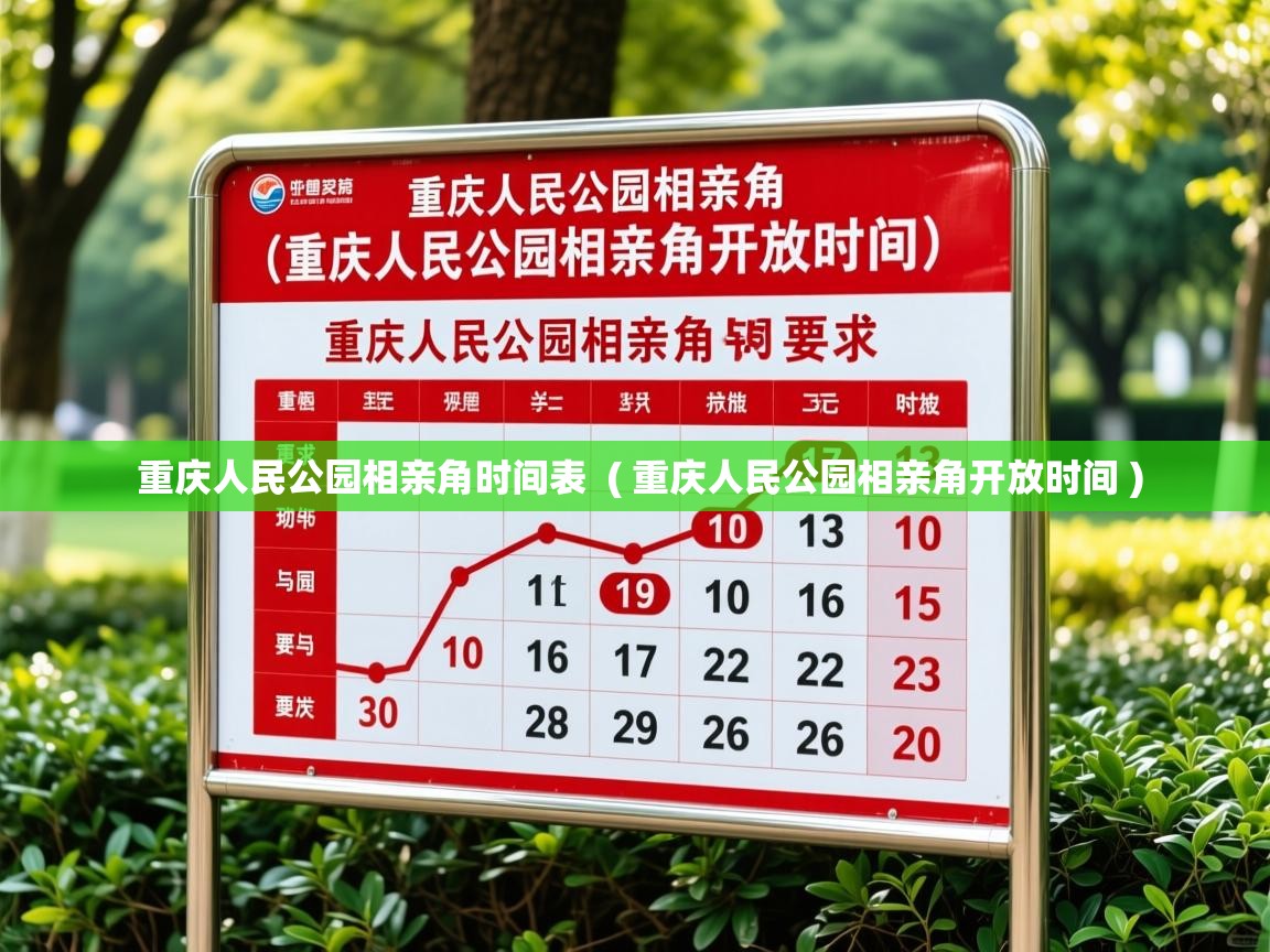  重庆人民公园相亲角时间表  ( 重庆人民公园相亲角开放时间 )