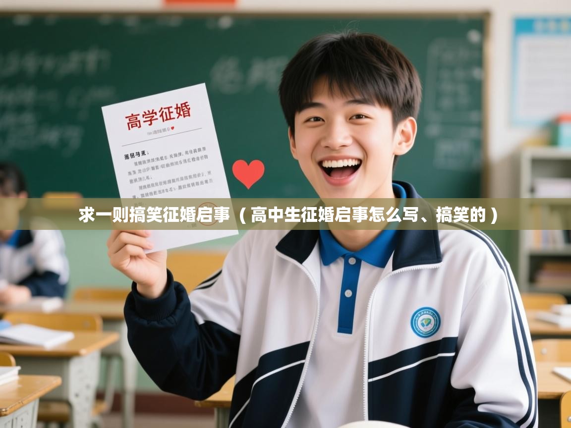  求一则搞笑征婚启事  ( 高中生征婚启事怎么写、搞笑的 )
