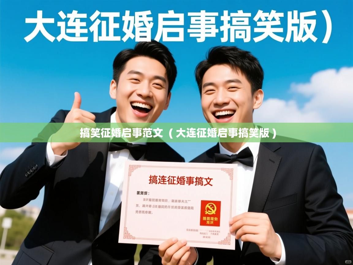  搞笑征婚启事范文  ( 大连征婚启事搞笑版 )