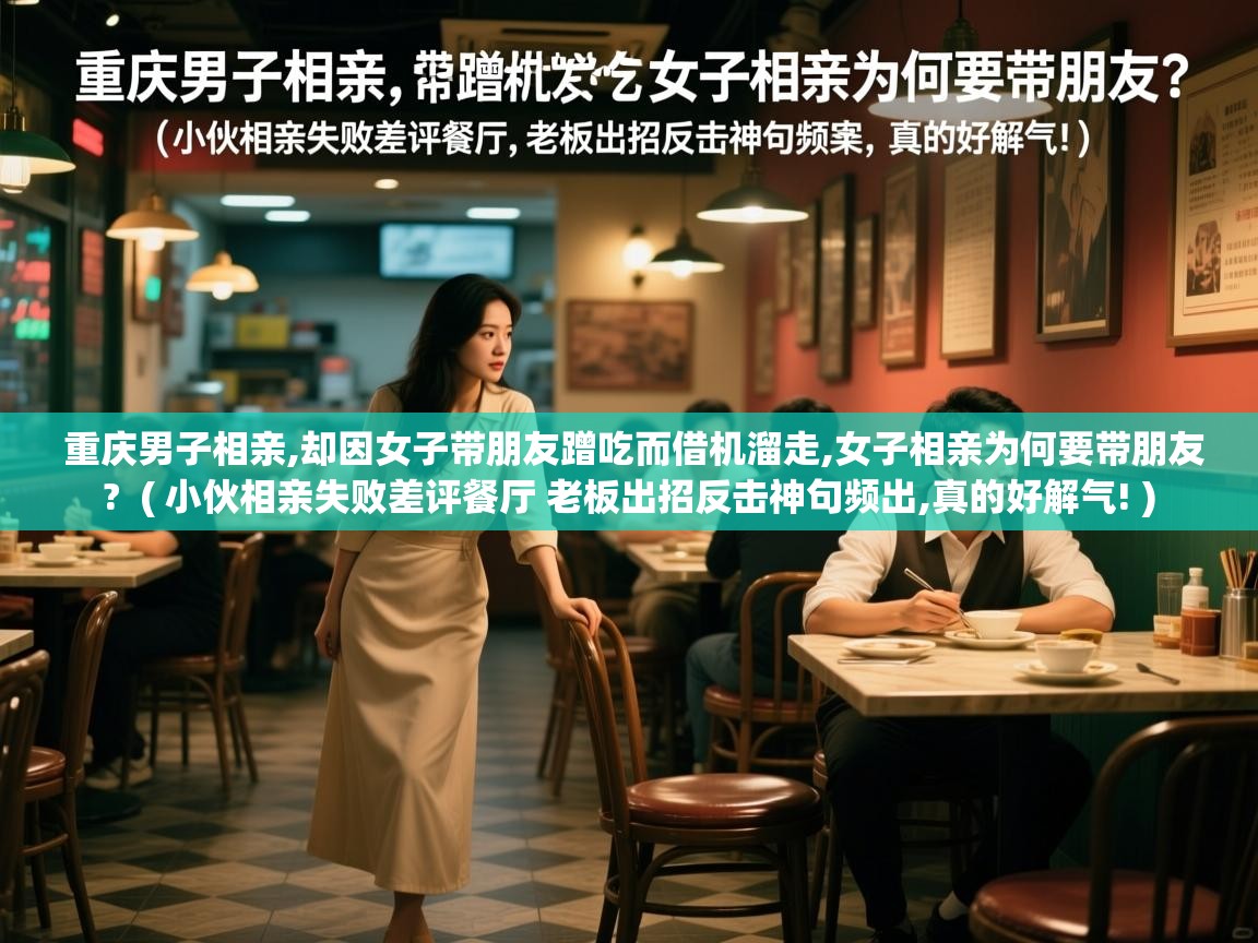  重庆男子相亲,却因女子带朋友蹭吃而借机溜走,女子相亲为何要带朋友?  ( 小伙相亲失败差评餐厅 老板出招反击神句频出,真的好解气! )