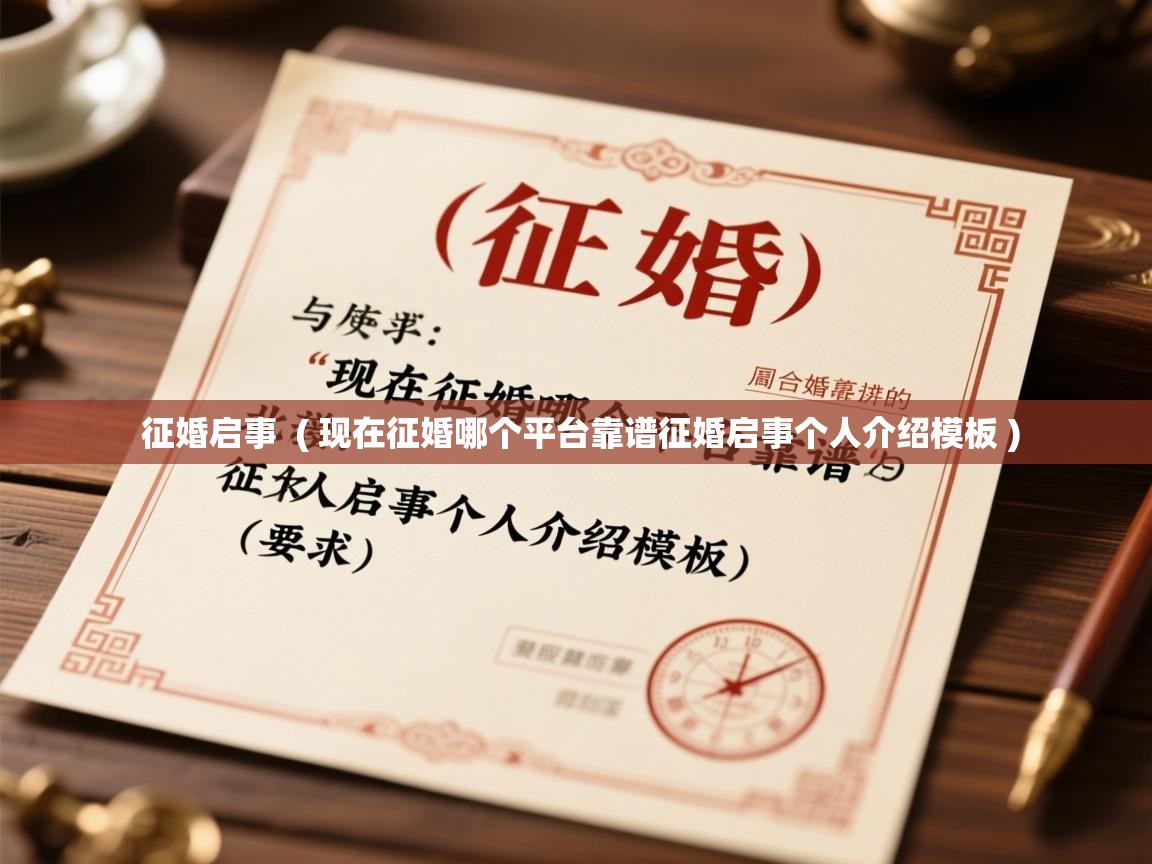  征婚启事  ( 现在征婚哪个平台靠谱征婚启事个人介绍模板 )