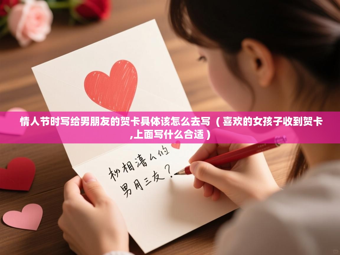  情人节时写给男朋友的贺卡具体该怎么去写  ( 喜欢的女孩子收到贺卡,上面写什么合适 )