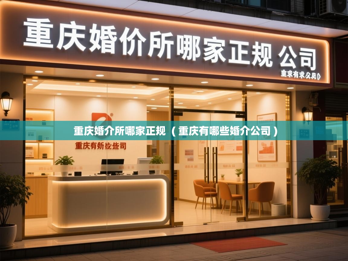  重庆婚介所哪家正规  ( 重庆有哪些婚介公司 )