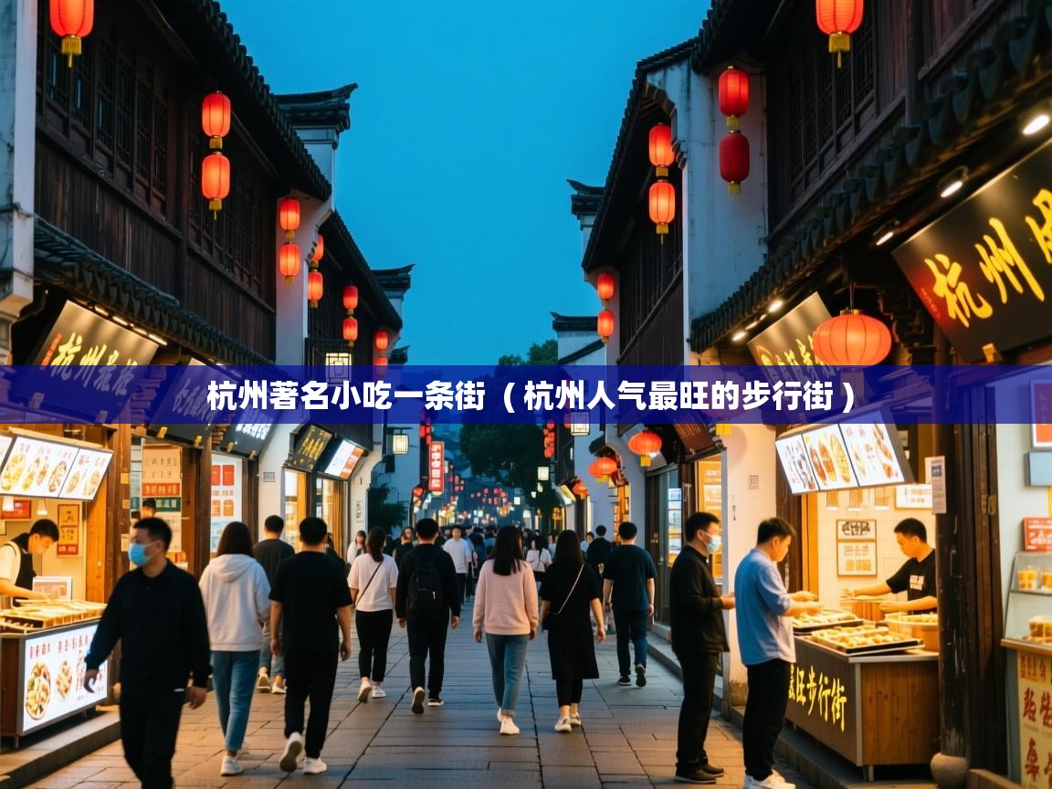 杭州著名小吃一条街 ( 杭州人气最旺的步行街 ) 杭州著名小吃一条街 ( 杭州人气最旺的步行街 )