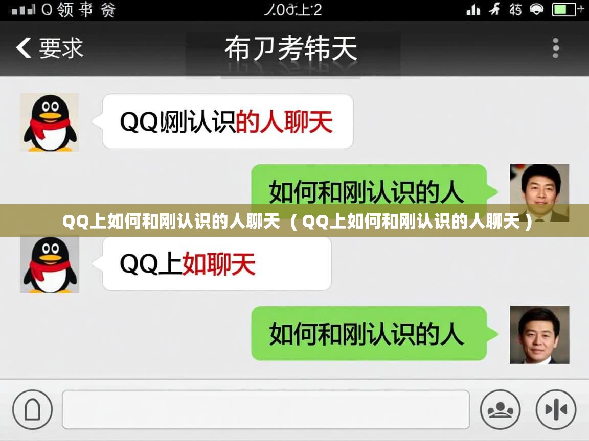  QQ上如何和刚认识的人聊天  ( QQ上如何和刚认识的人聊天 )