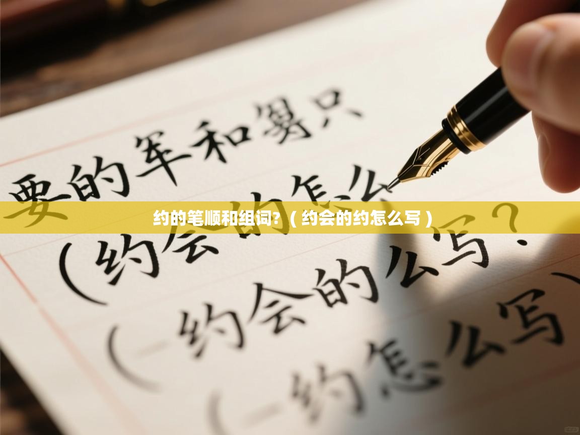  约的笔顺和组词?  ( 约会的约怎么写 )