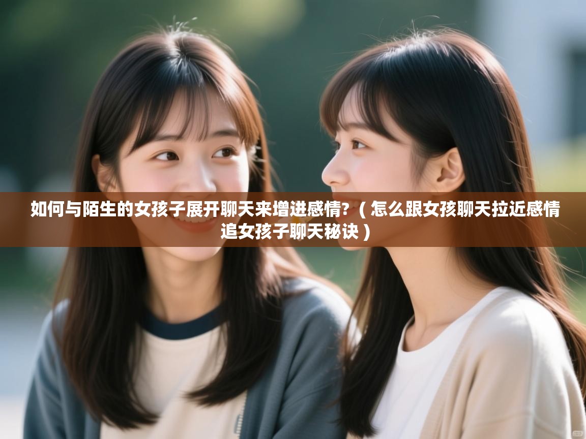  如何与陌生的女孩子展开聊天来增进感情?  ( 怎么跟女孩聊天拉近感情 追女孩子聊天秘诀 )