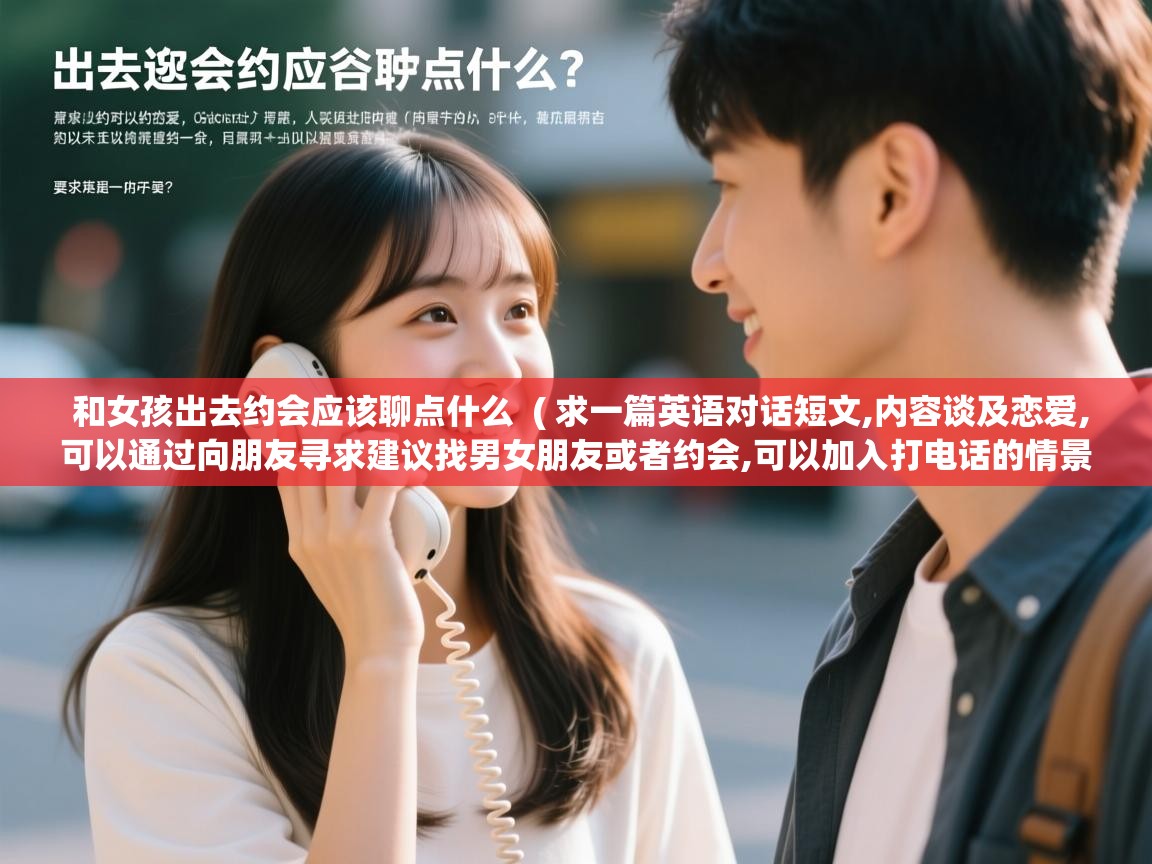和女孩出去约会应该聊点什么 ( 求一篇英语对话短文,内容谈及恋爱,可以通过向朋友寻求建议找男女朋友或者约会,可以加入打电话的情景, ) 和女孩出去约会应该聊点什么 ( 求一篇英语对话短文,内容谈及恋爱,可以通过向朋友寻求建议找男女朋友或者约会,可以加入打电话的情景, )
