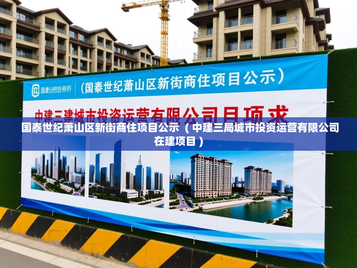 国泰世纪萧山区新街商住项目公示 ( 中建三局城市投资运营有限公司在建项目 ) 国泰世纪萧山区新街商住项目公示 ( 中建三局城市投资运营有限公司在建项目 )