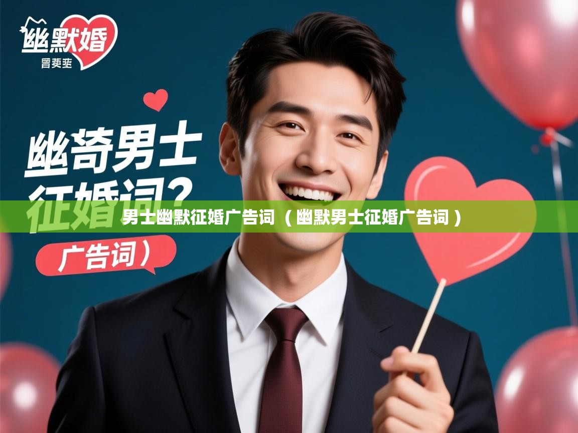  男士幽默征婚广告词  ( 幽默男士征婚广告词 )