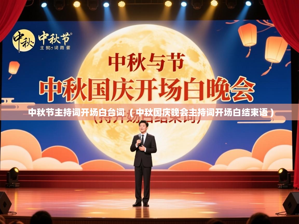 中秋节主持词开场白台词  ( 中秋国庆晚会主持词开场白结束语 )