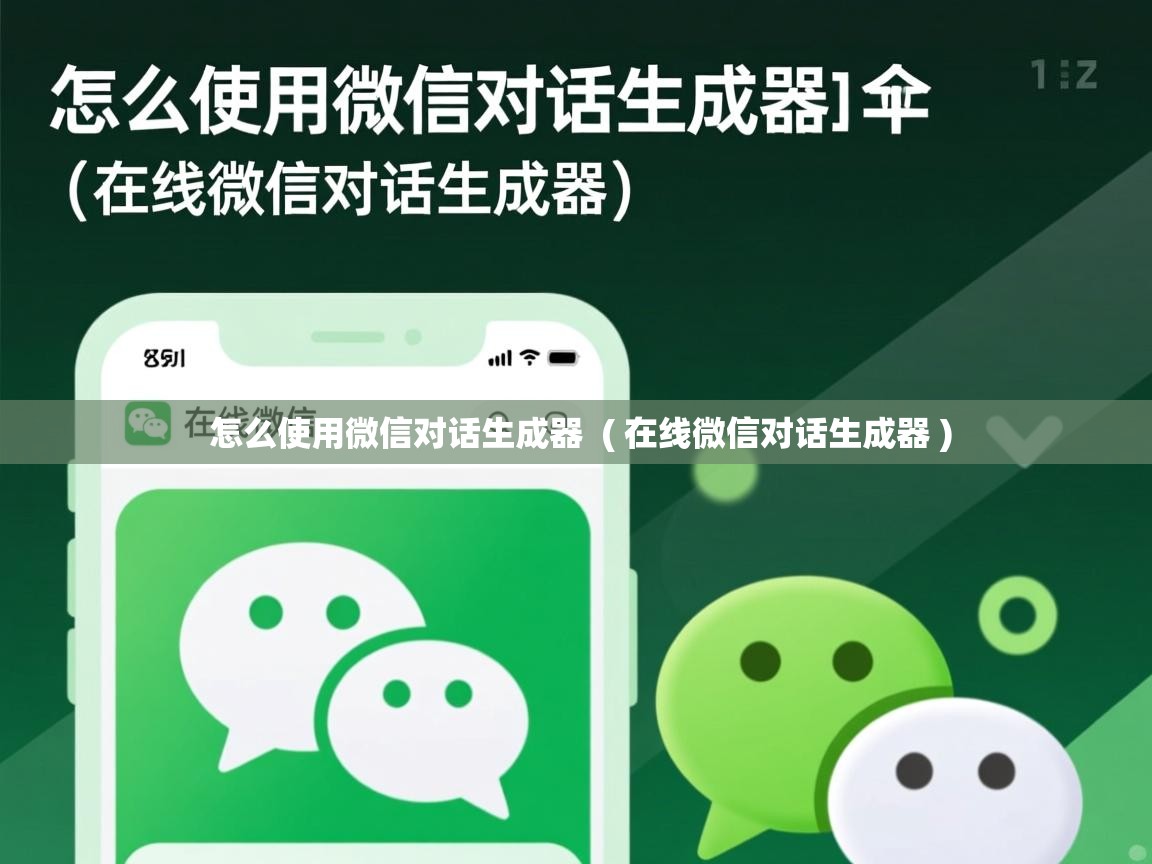  怎么使用微信对话生成器  ( 在线微信对话生成器 )