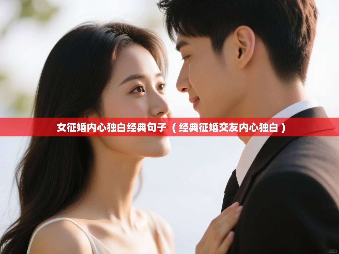  女征婚内心独白经典句子  ( 经典征婚交友内心独白 )