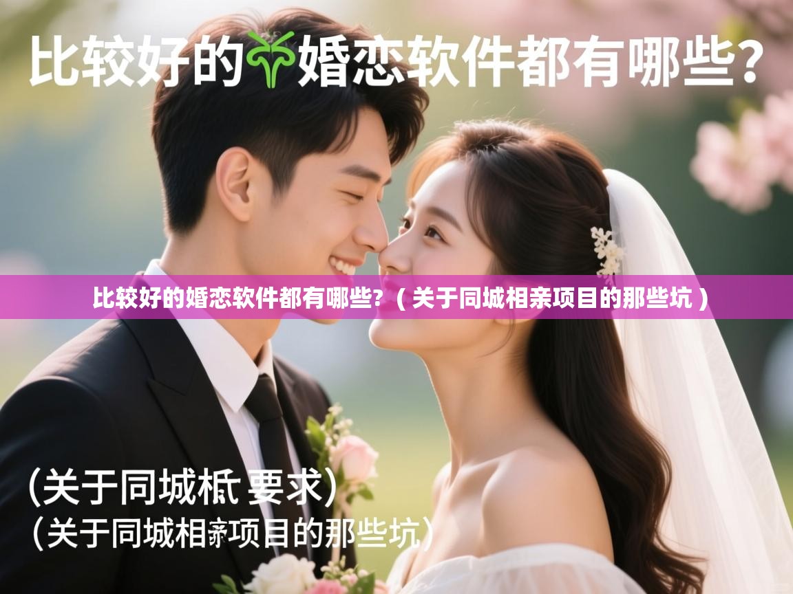  比较好的婚恋软件都有哪些?  ( 关于同城相亲项目的那些坑 )