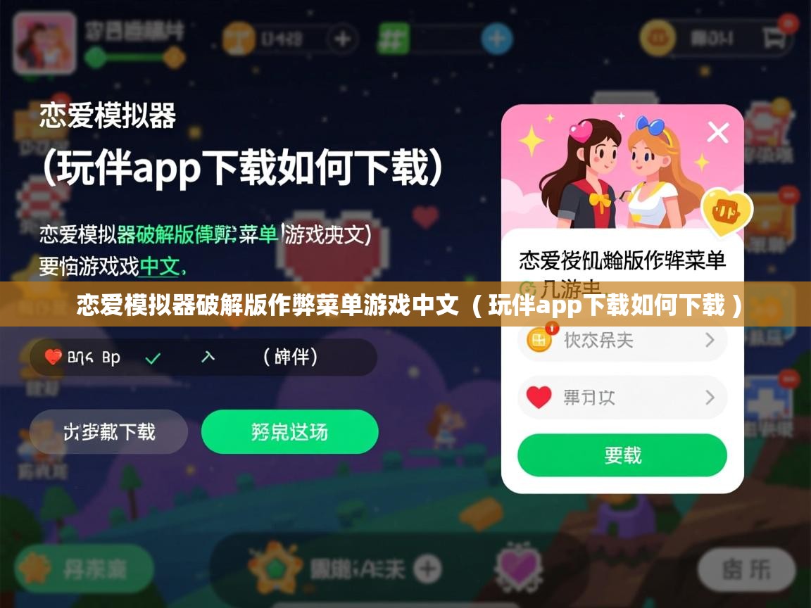 恋爱模拟器破解版作弊菜单游戏中文 ( 玩伴app下载如何下载 ) 恋爱模拟器破解版作弊菜单游戏中文 ( 玩伴app下载如何下载 )