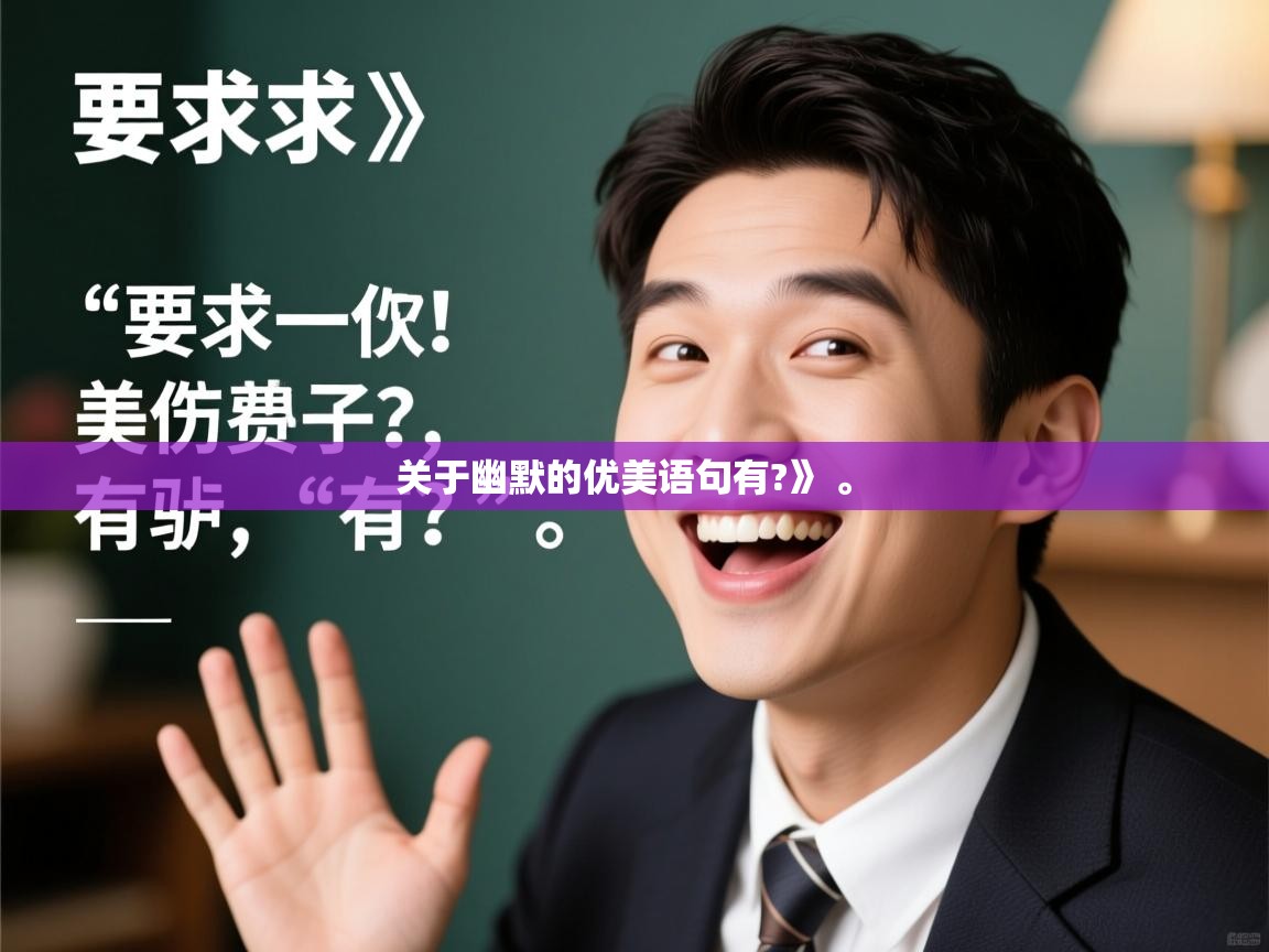  关于幽默的优美语句有?》 。 