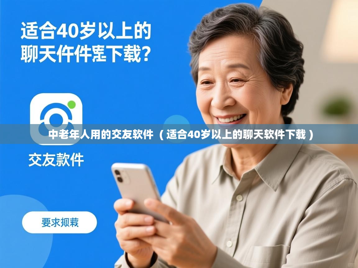  中老年人用的交友软件  ( 适合40岁以上的聊天软件下载 )