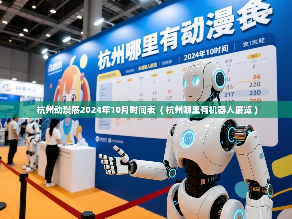  杭州动漫展2024年10月时间表  ( 杭州哪里有机器人展览 )