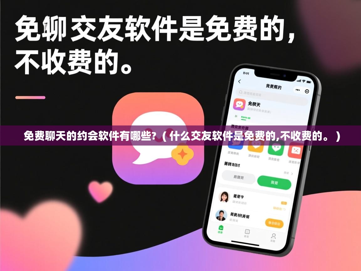  免费聊天的约会软件有哪些?  ( 什么交友软件是免费的,不收费的。 )