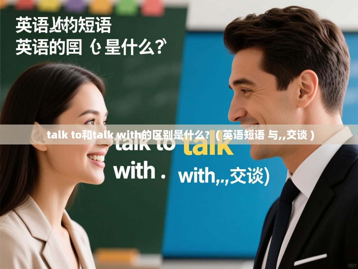  talk to和talk with的区别是什么?  ( 英语短语 与,,交谈 )
