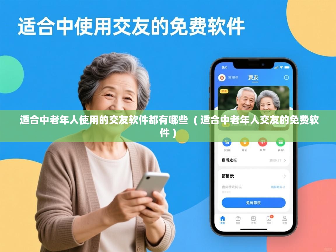  适合中老年人使用的交友软件都有哪些  ( 适合中老年人交友的免费软件 )