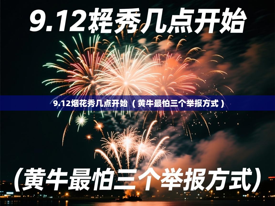  9.12烟花秀几点开始  ( 黄牛最怕三个举报方式 )