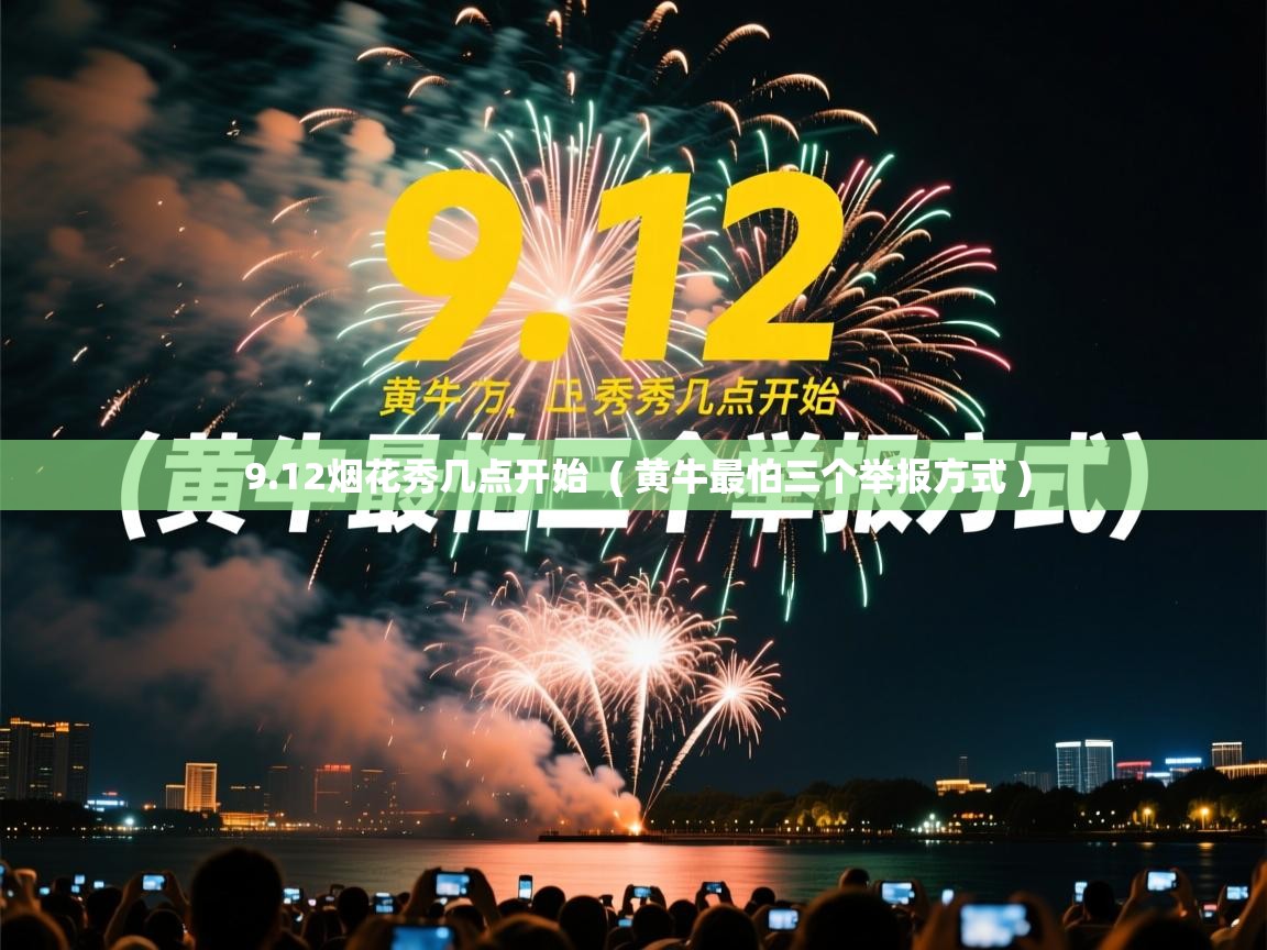  9.12烟花秀几点开始  ( 黄牛最怕三个举报方式 )