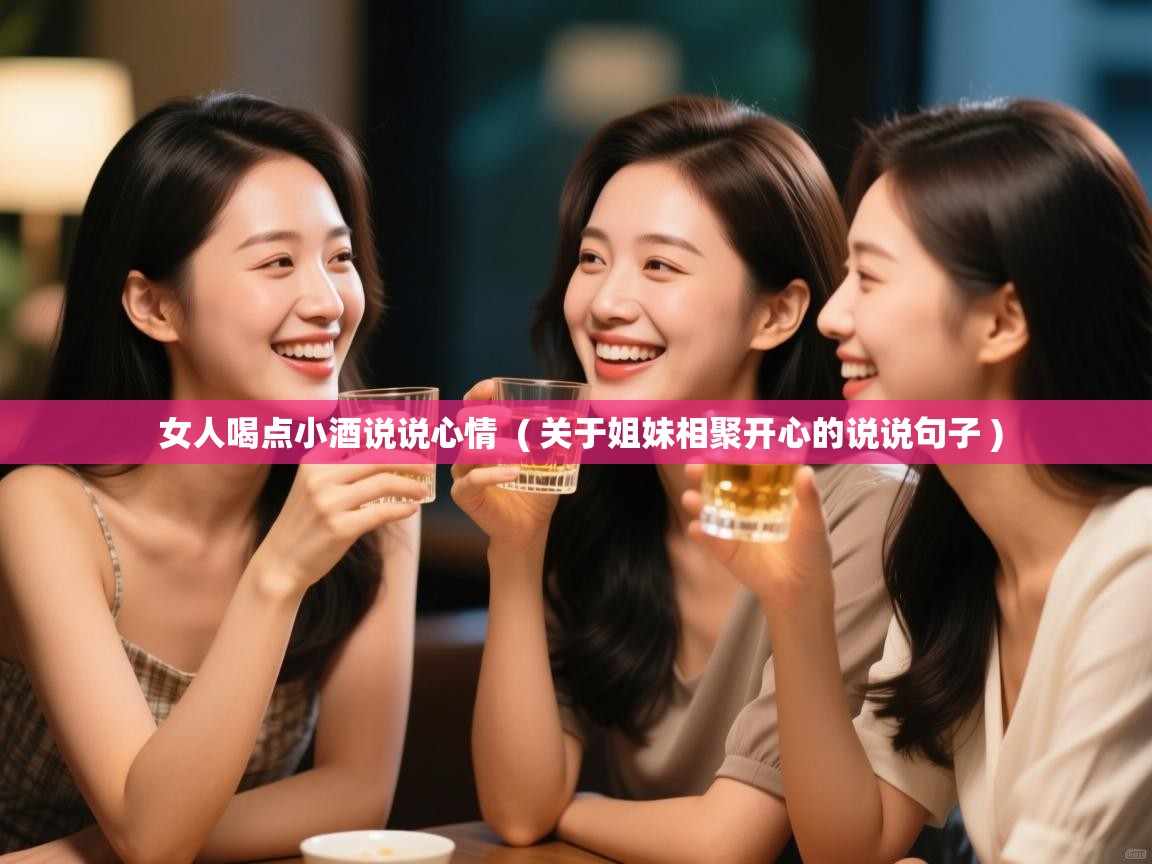  女人喝点小酒说说心情  ( 关于姐妹相聚开心的说说句子 )