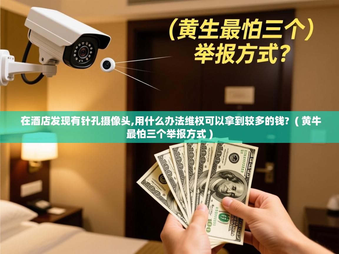  在酒店发现有针孔摄像头,用什么办法维权可以拿到较多的钱?  ( 黄牛最怕三个举报方式 )