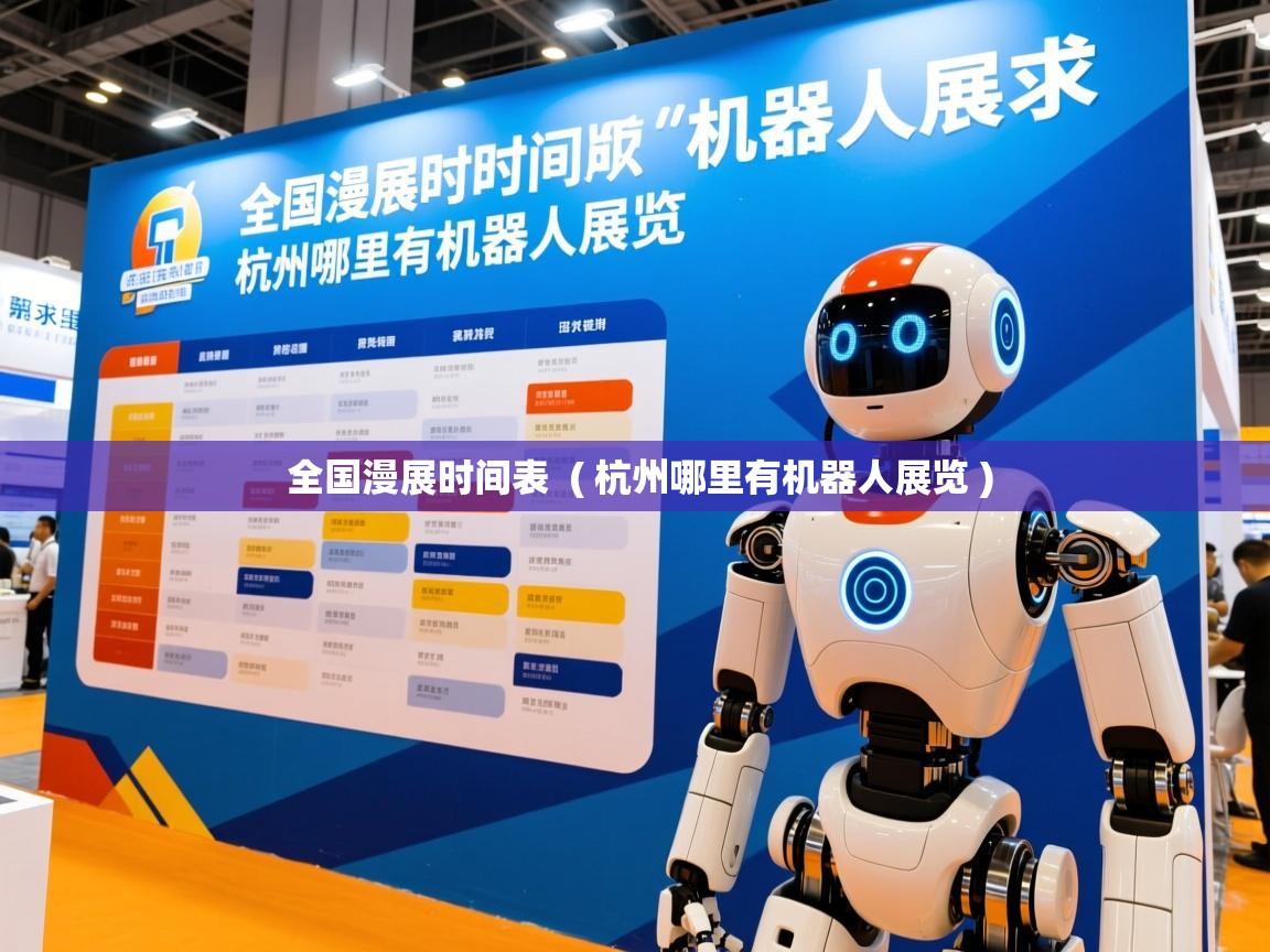  全国漫展时间表  ( 杭州哪里有机器人展览 )