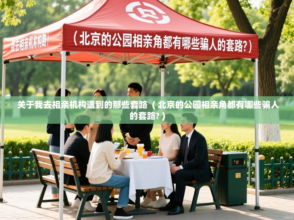  关于我去相亲机构遇到的那些套路  ( 北京的公园相亲角都有哪些骗人的套路? )