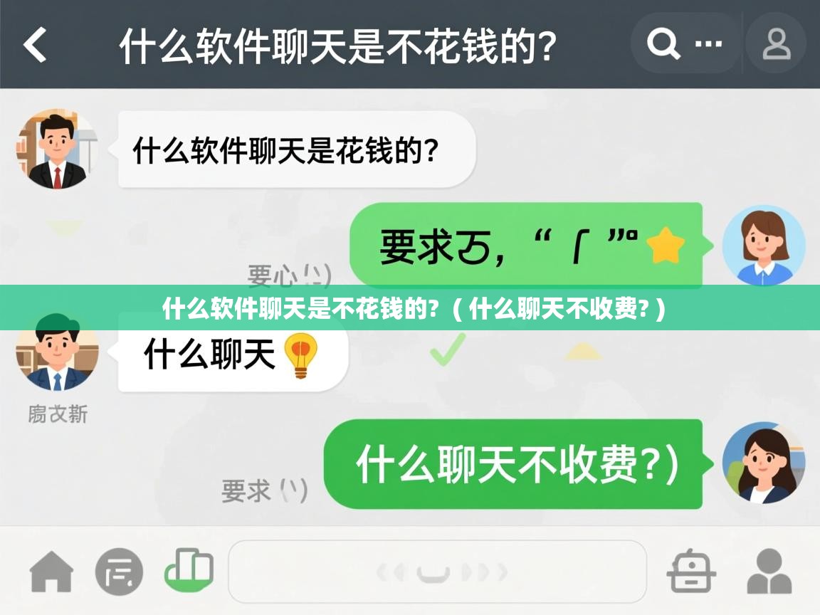  什么软件聊天是不花钱的?  ( 什么聊天不收费? )