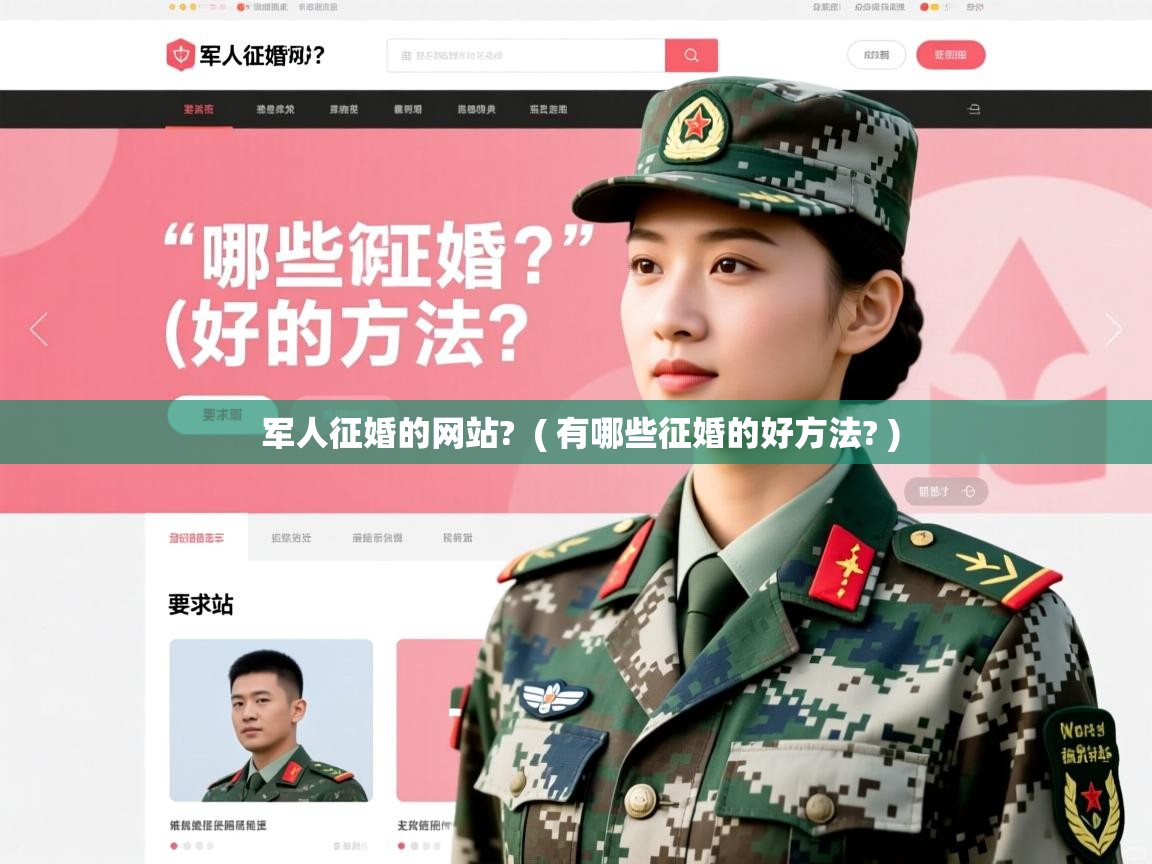  军人征婚的网站?  ( 有哪些征婚的好方法? )