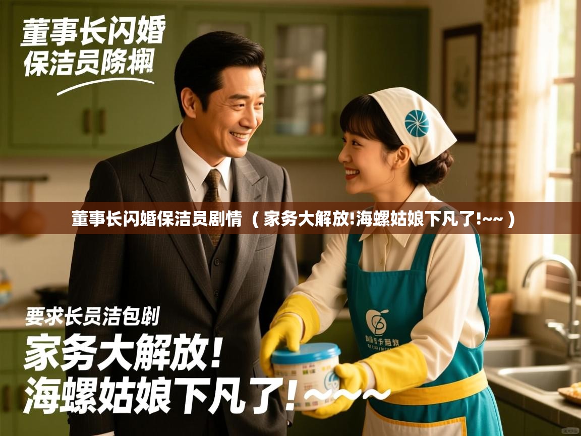  董事长闪婚保洁员剧情  ( 家务大解放!海螺姑娘下凡了!~~ )