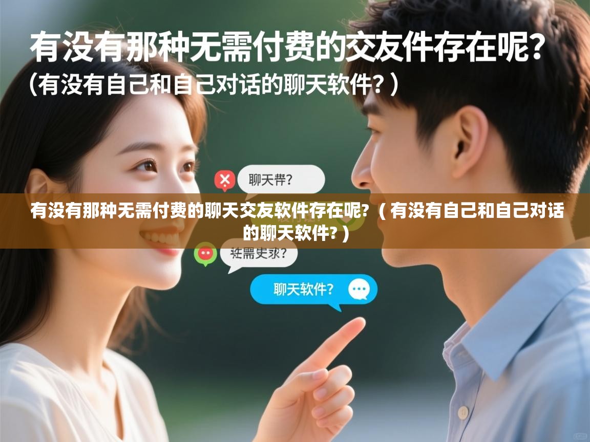  有没有那种无需付费的聊天交友软件存在呢?  ( 有没有自己和自己对话的聊天软件? )