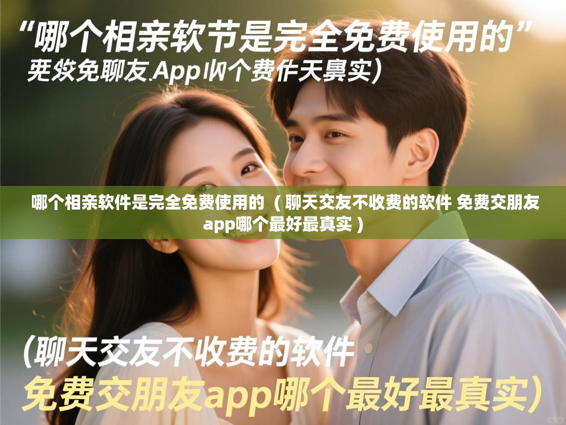 哪个相亲软件是完全免费使用的 ( 聊天交友不收费的软件 免费交朋友app哪个最好最真实 ) 哪个相亲软件是完全免费使用的 ( 聊天交友不收费的软件 免费交朋友app哪个最好最真实 )
