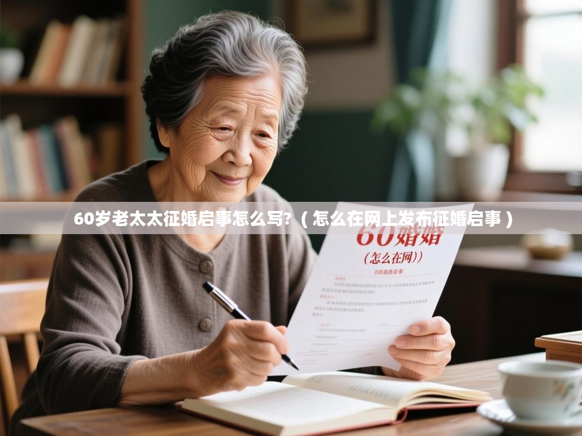 60岁老太太征婚启事怎么写? ( 怎么在网上发布征婚启事 ) 60岁老太太征婚启事怎么写? ( 怎么在网上发布征婚启事 )
