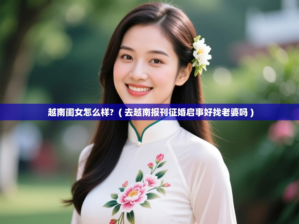 越南闺女怎么样? ( 去越南报刊征婚启事好找老婆吗 ) 越南闺女怎么样? ( 去越南报刊征婚启事好找老婆吗 )