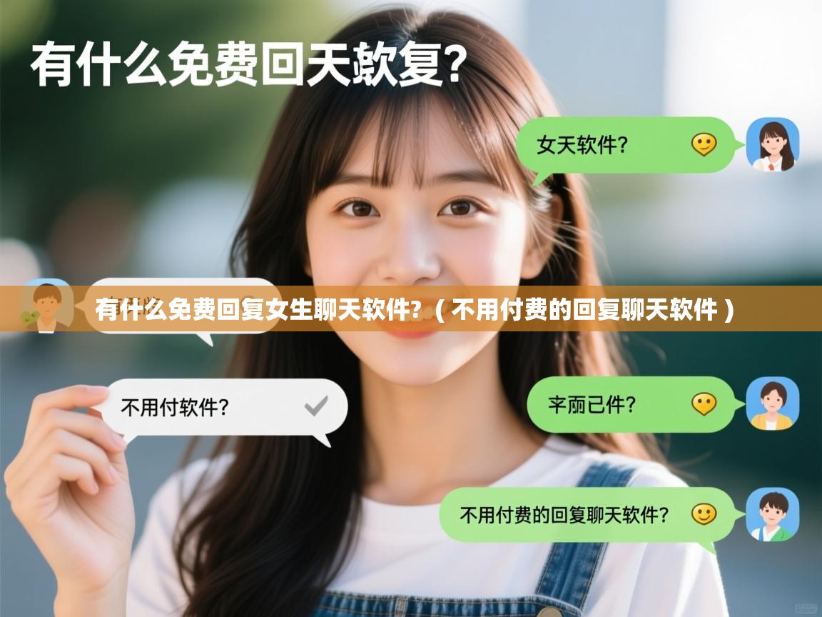 有什么免费回复女生聊天软件? ( 不用付费的回复聊天软件 ) 有什么免费回复女生聊天软件? ( 不用付费的回复聊天软件 )
