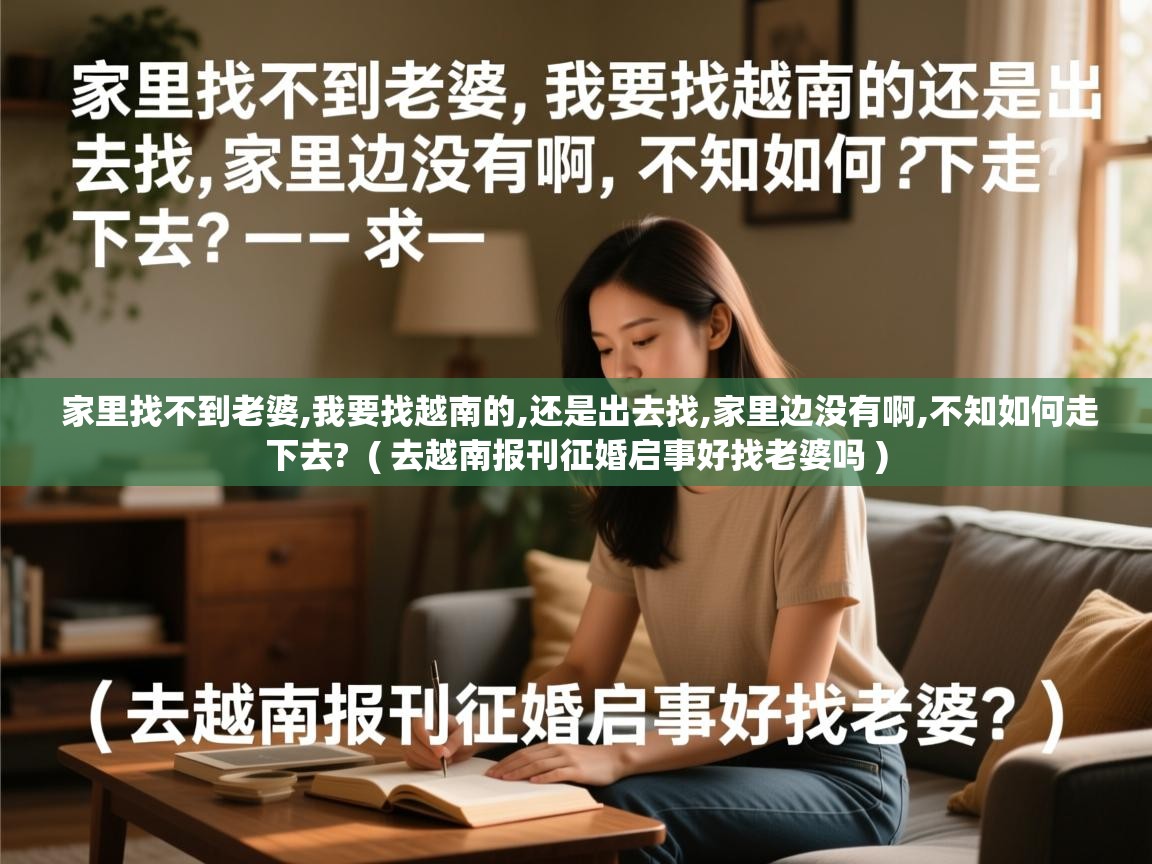 家里找不到老婆,我要找越南的,还是出去找,家里边没有啊,不知如何走下去? ( 去越南报刊征婚启事好找老婆吗 ) 家里找不到老婆,我要找越南的,还是出去找,家里边没有啊,不知如何走下去? ( 去越南报刊征婚启事好找老婆吗 )