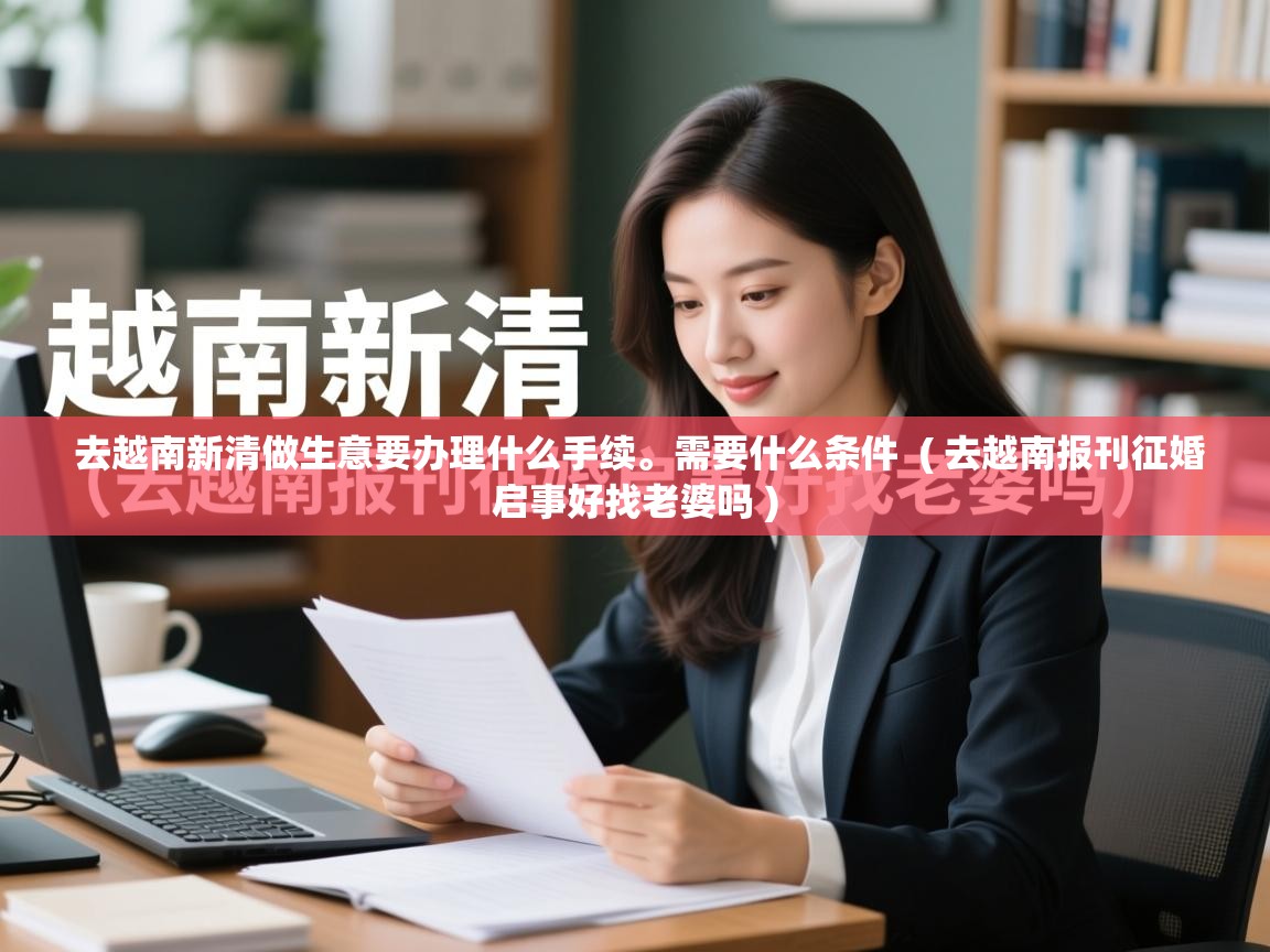  去越南新清做生意要办理什么手续。需要什么条件  ( 去越南报刊征婚启事好找老婆吗 )