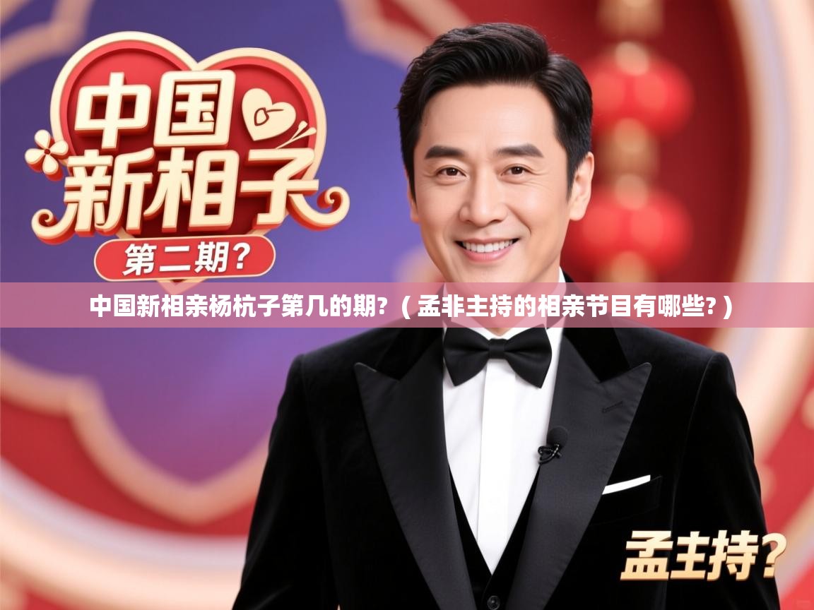  中国新相亲杨杭子第几的期?  ( 孟非主持的相亲节目有哪些? )