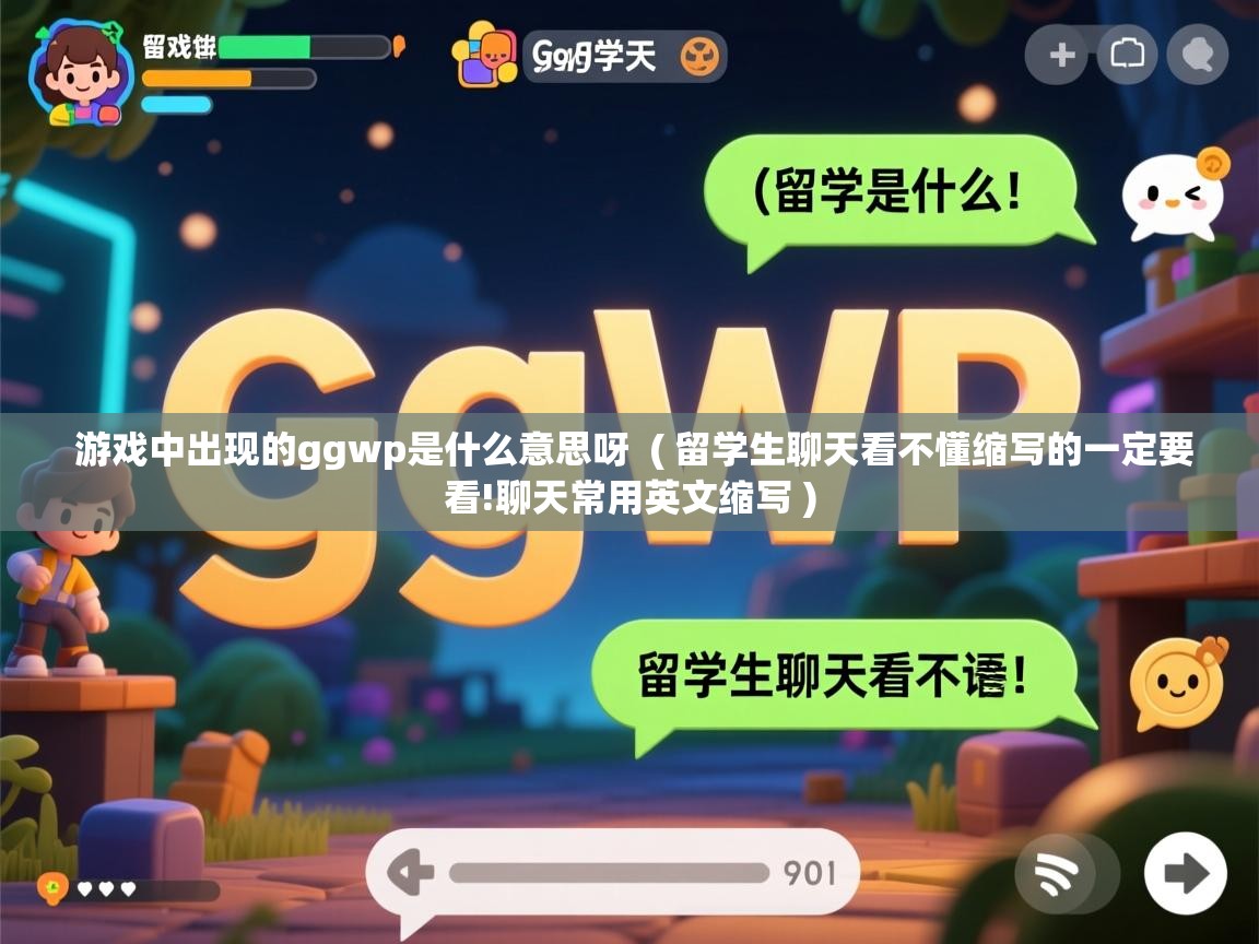 游戏中出现的ggwp是什么意思呀 ( 留学生聊天看不懂缩写的一定要看!聊天常用英文缩写 ) 游戏中出现的ggwp是什么意思呀 ( 留学生聊天看不懂缩写的一定要看!聊天常用英文缩写 )