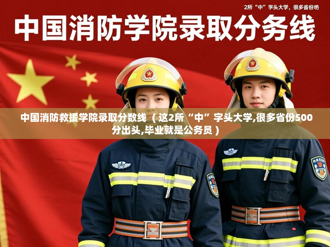  中国消防救援学院录取分数线  ( 这2所“中”字头大学,很多省份500分出头,毕业就是公务员 )