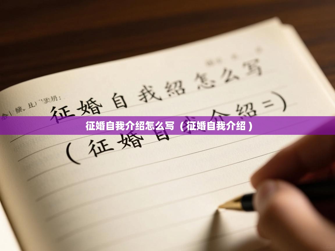  征婚自我介绍怎么写  ( 征婚自我介绍 )