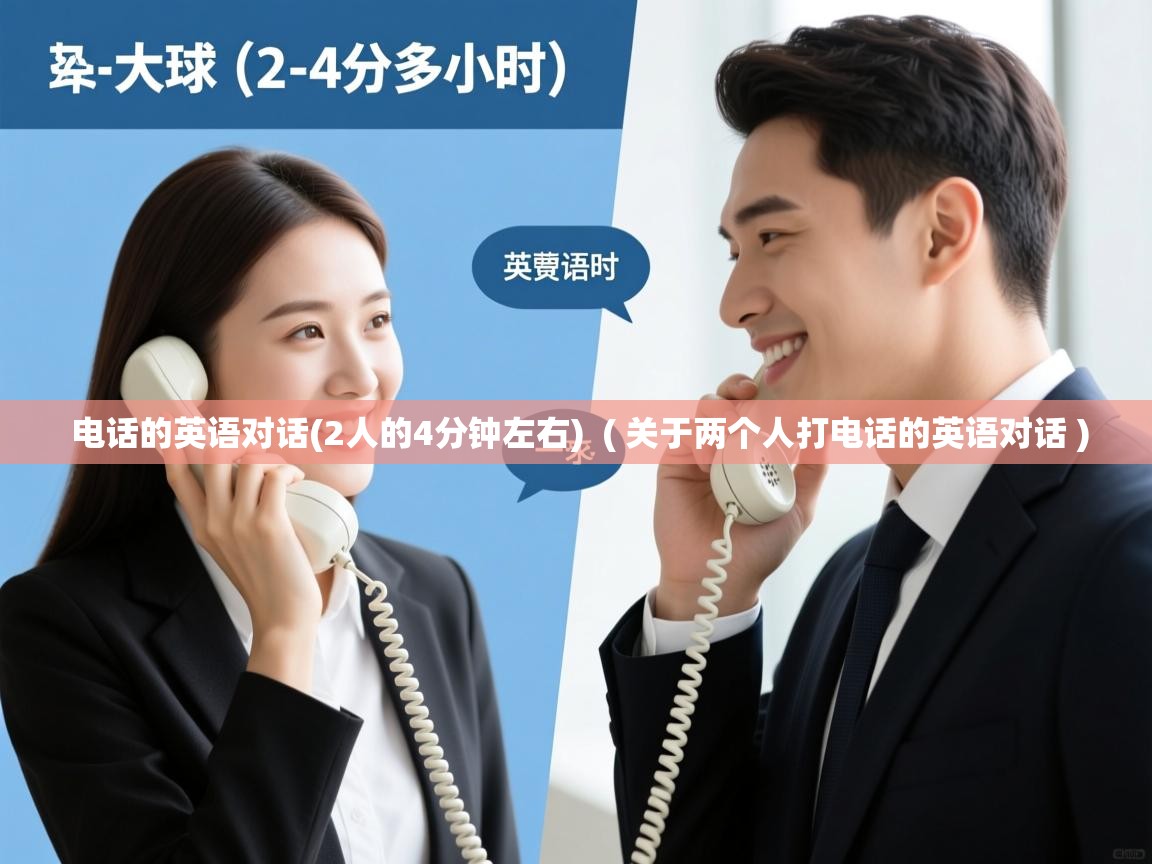  电话的英语对话(2人的4分钟左右)  ( 关于两个人打电话的英语对话 )