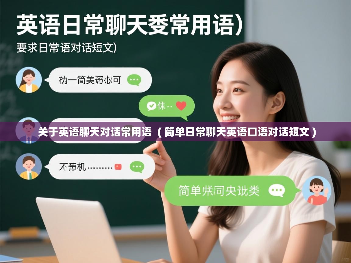  关于英语聊天对话常用语  ( 简单日常聊天英语口语对话短文 )